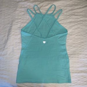 High neck workout top